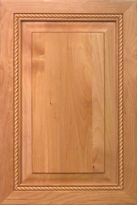 Rope-Molding Pinnacle Cabinet Door